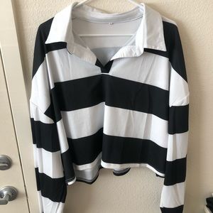 Cropped Long Sleeve Shirt